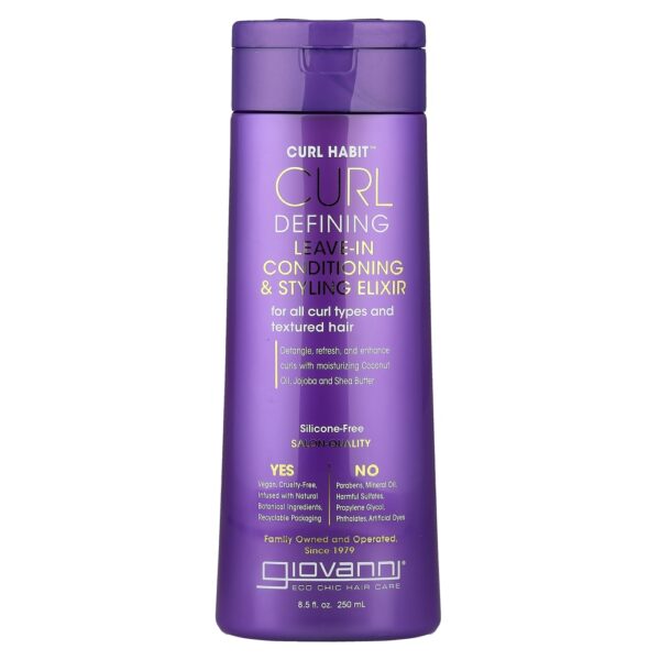 Giovanni - Elixir Definidor e Condicionador de Cachos Curl Habit 250 ml