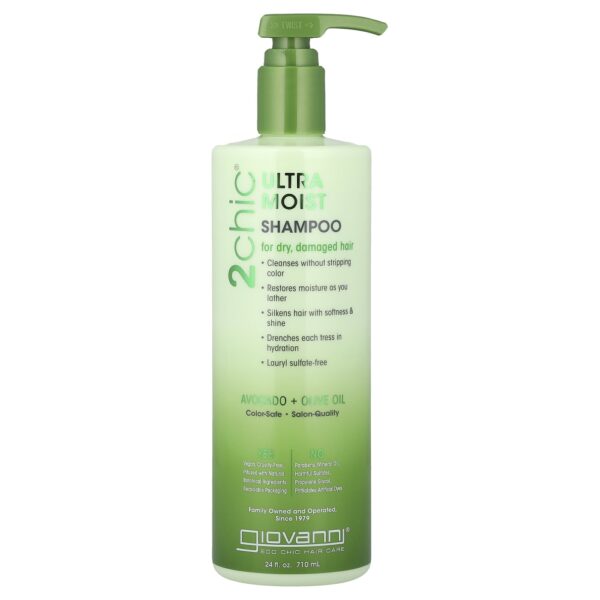 Giovanni - Shampoo Hidratante Tamanho Econômico 2chic Ultra-Moist Abacate e Oliva 710 ml
