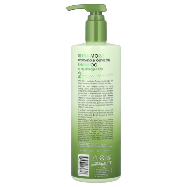Giovanni - Shampoo Hidratante Tamanho Econômico 2chic Ultra-Moist Abacate e Oliva 710 ml