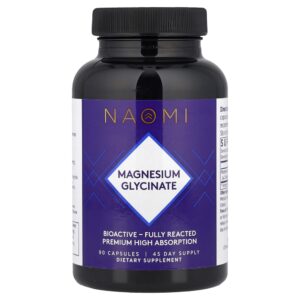 Glicinato de Magnésio KalmAssure 100 mg 90 Cápsulas - NAOMI