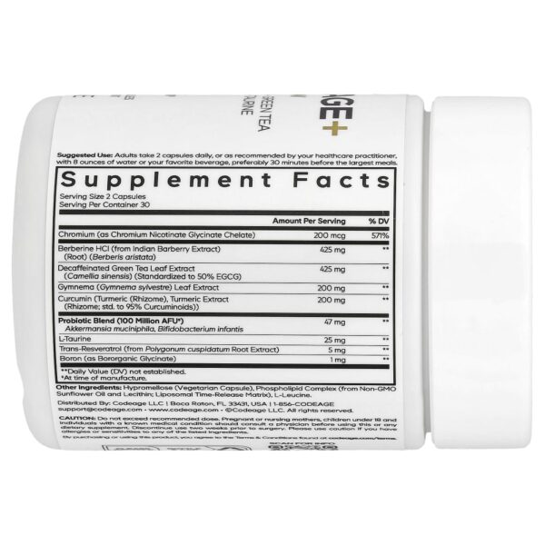 GLP-Advantage+ 60 Cápsulas Vegetais - Codeage