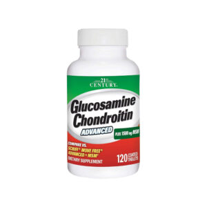Glucosamina Condroitina com MSM Advanced 120 Tabletes - 21st Century