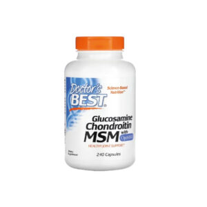 Glucosamina Condroitina e MSM - Doctor´s Best 360 Cápsulas
