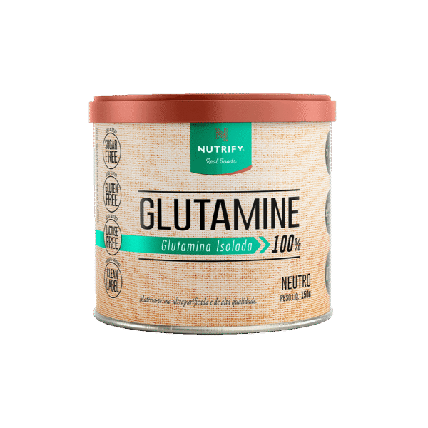 GLUTAMINE L-Glutamina isolada 100% 150g - Nutrify