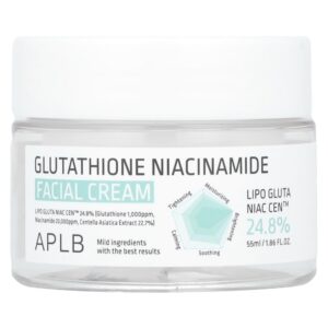 Glutationa e Niacinamida Creme Facial 55 ml - APLB