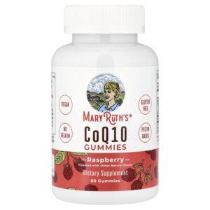 Gomas CoQ10 Framboesa 60 Gomas (60 mg por Goma) - MaryRuth's