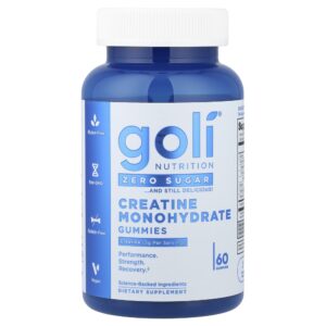 Gomas de Creatina Monohidratada 60 Gomas - Goli Nutrition