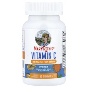 Gomas de Vitamina C Laranja 60 Gomas (125 mg por Goma) - MaryRuth's
