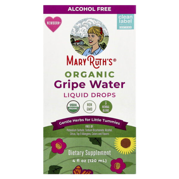 Gotas Líquidas para Gripes Orgânicas Recém-nascidos 120 ml - MaryRuth's