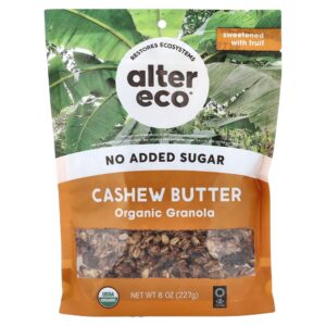 Granola Orgânica Sabor Manteiga de Castanha de Caju Cashew Butter 227 g - Alter Eco