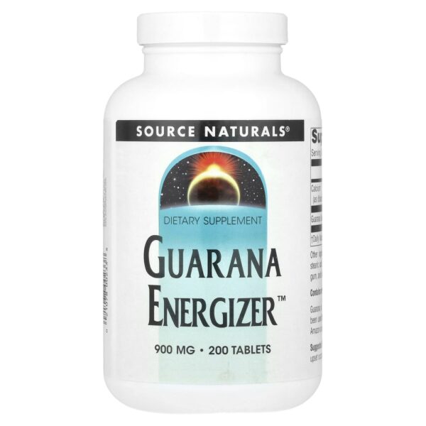 Guaraná Energizer 200 Comprimidos - Source Naturals