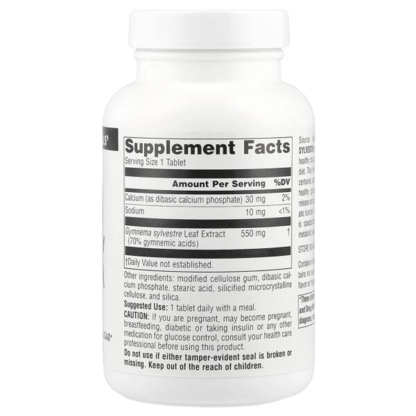 Gymnema Sylvestre de Ultrapotência 120 Comprimidos - Source Naturals