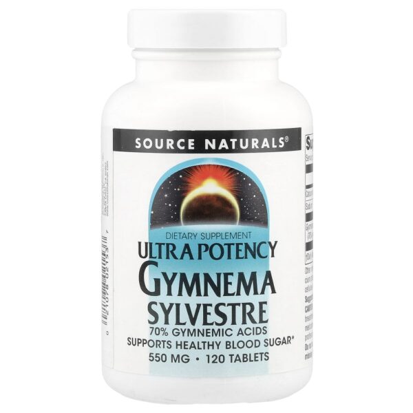 Gymnema Sylvestre de Ultrapotência 120 Comprimidos - Source Naturals