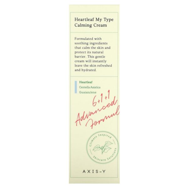Heartleaf My Type Calming Cream Creme Calmante 60 ml - Axis-Y