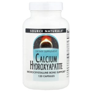 Hidroxiapatita de Cálcio 120 Cápsulas - Source Naturals