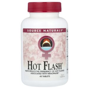 Hot Flash Suporte Menopausa 45 Comprimidos - Source Naturals