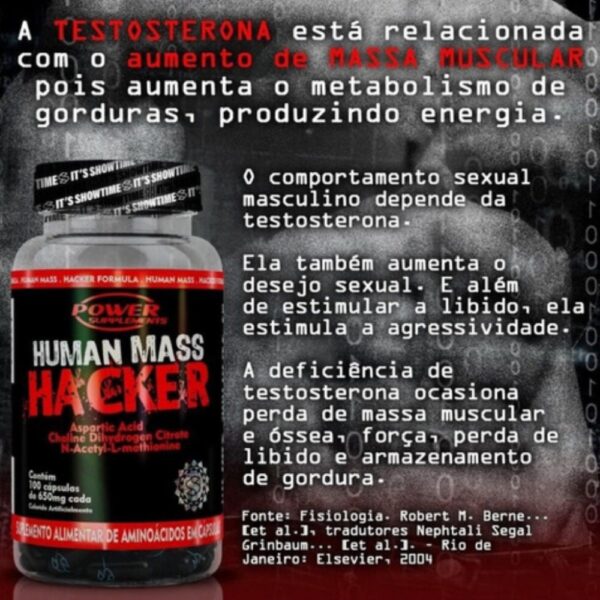 Human Mass Hacker 120 Cápsulas - Power Supplements