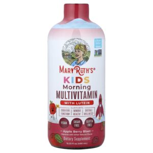 Infantil Multivitamínico Matinal com Luteína Explosão de Maçã 450 ml - MaryRuth's