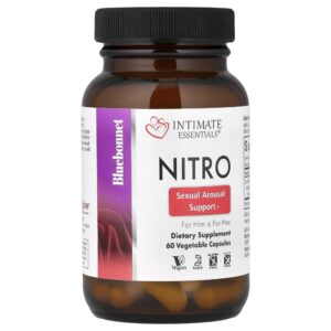 Intimate Essentials Nitro Para Ele e Para Ela 300 mg 60 Cápsulas Vegetais - Bluebonnet Nutrition