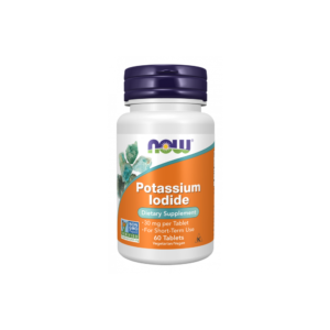 Iodeto de Potássio 30mg 60 Tabletes - Now Foods