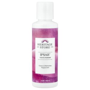 IPSAB Tooth Powder Pó Dental Hortelã-Pimenta 113 g - Heritage Store