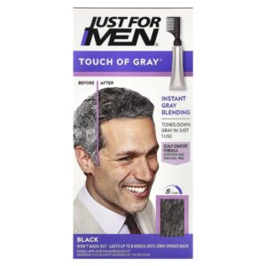 Kit de Coloração Capilar Touch of Grey T-55 Black - Just for Men