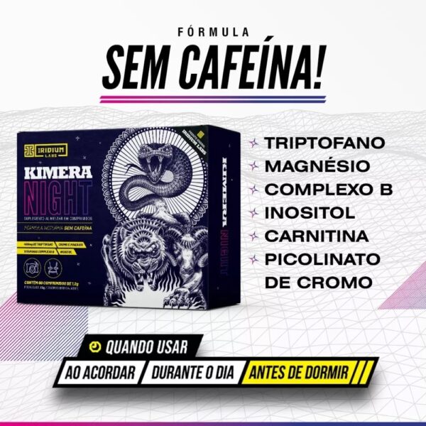 Kit Kimera Thermo + Kimera Night Emagrecedor dia e noite - Iridium Labs