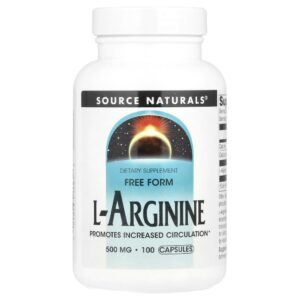 L-Arginina 100 Cápsulas - Source Naturals