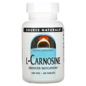 L-Carnosina 500 mg 60 Tabletes - Source Naturals