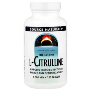 L-Citrulina 1.000 mg 120 Comprimidos - Source Naturals