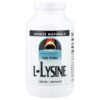 L-Lisina 1.000 mg 200 Comprimidos - Source Naturals