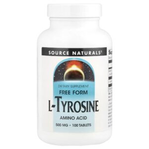 L-Tirosina 500 mg 100 Comprimidos - Source Naturals