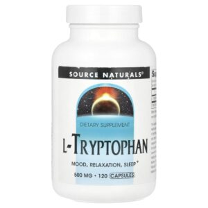 L-Triptofano 500 mg 120 Cápsulas - Source Naturals