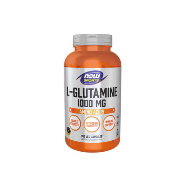 L-Glutamina 1000mg 240 Veg Cápsulas - Now Foods