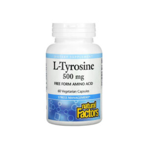 L-Tirosina 500mg 60 Veg Cápsulas - Natural Factors