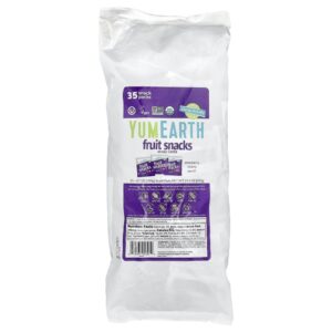 Lanches de Frutas Variados 35 Pacotes 20 g Cada - YumEarth