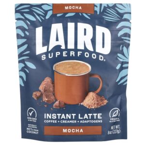 Latte Instantâneo Café + Creme + Adaptogênicos Mocha 227 g - Laird Superfood