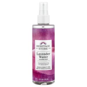 Lavender Flower Water Spray Facial e Corporal 237 ml - Heritage Store