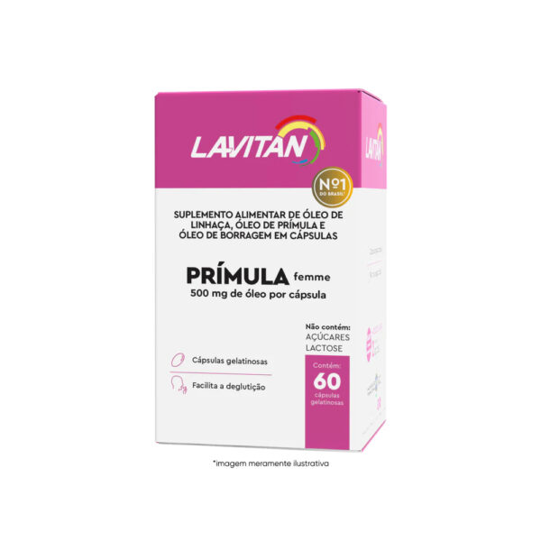 Lavitan Prímula Femme 60 Cápsulas - CIMED