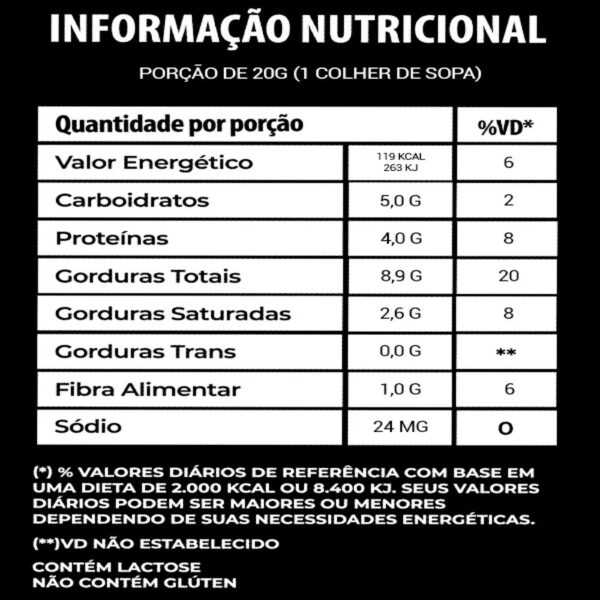 leitinho-tabela-tvaowm.jpg Kit Pastas De Amendoim Leitinho e Doce De Leite 1kg cada - La Ganexa