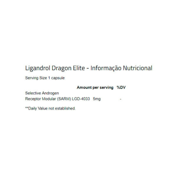 Ligandrol LGD-4033 5mg 90 Cápsulas - Dragon Elite