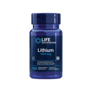 Lithium 1000mcg (Orotato de Lítio) 100 Veg Cápsulas - Life Extesion