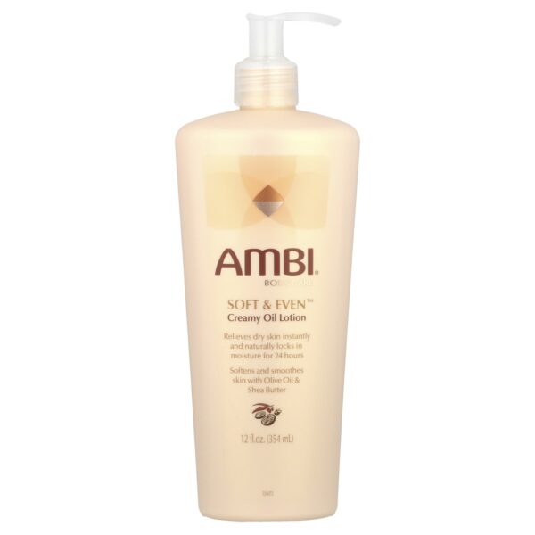 Loção Corporal Cremosa em Óleo Soft and Even Creamy Oil Lotion 354 ml - AMBI