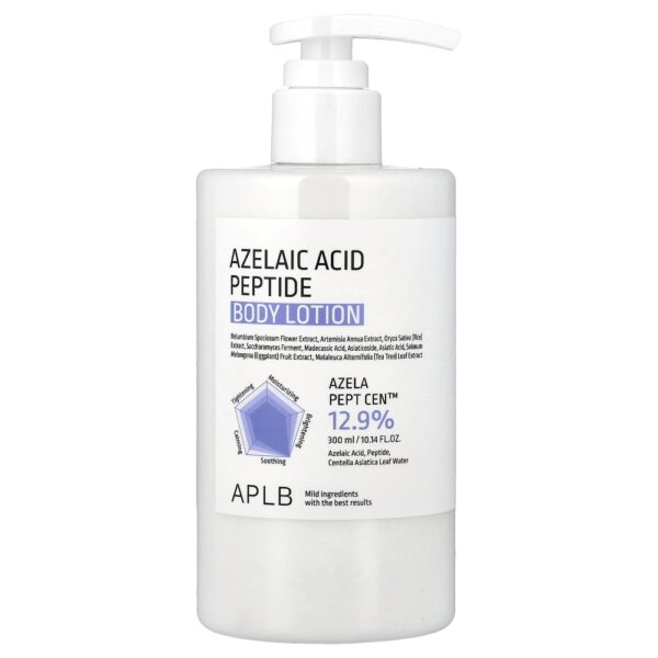 Loção Corporal de Peptídeos de Ácido Azelaico 300 ml - APLB