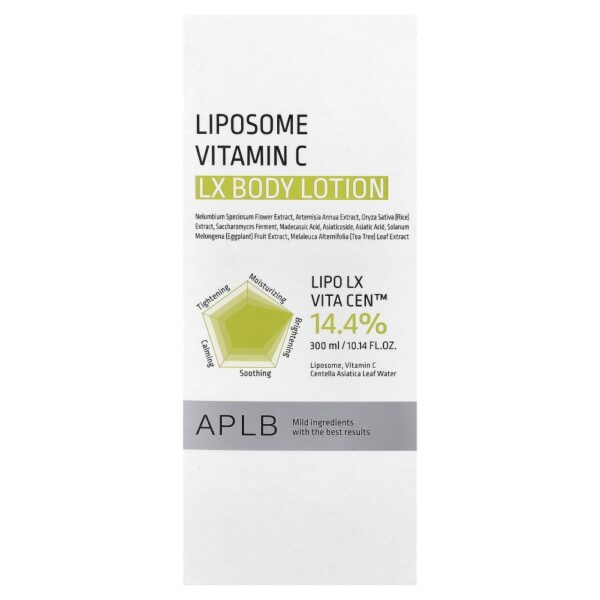Loção Corporal Lipossomal Vitamina C LX 300 ml - APLB