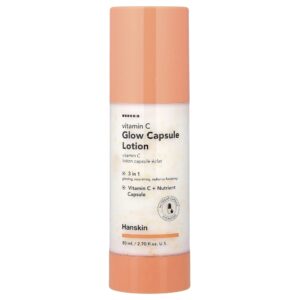 Loção Facial Iluminadora em Cápsulas Vitamin C Glow Capsule Lotion 80 ml - Hanskin