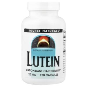 Luteína 20 mg 120 Cápsulas - Source Naturals