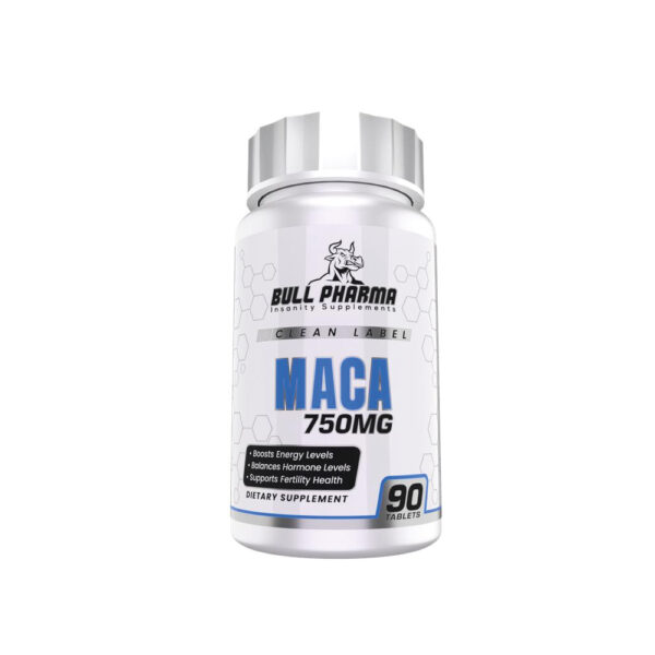 Maca Peruana 750mg 90 Tabletes - Bull Pharma