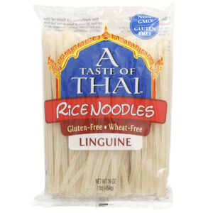 Macarrão de Arroz Linguine Sem Glúten 454 g - A Taste Of Thai