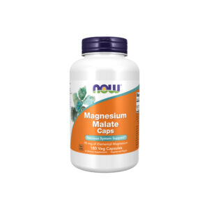 Magnésio Malato 840mg 180 Veg Cápsulas - Now Foods